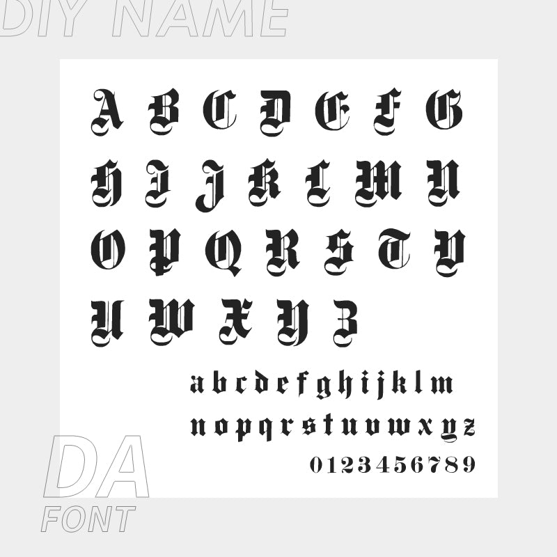 Personalized Custom 316L Stainless Steel Jewelry, English Alphabet Name Anklet Personalized Custom 316L Stainless Steel Jewelry, English Alphabet Name Anklet